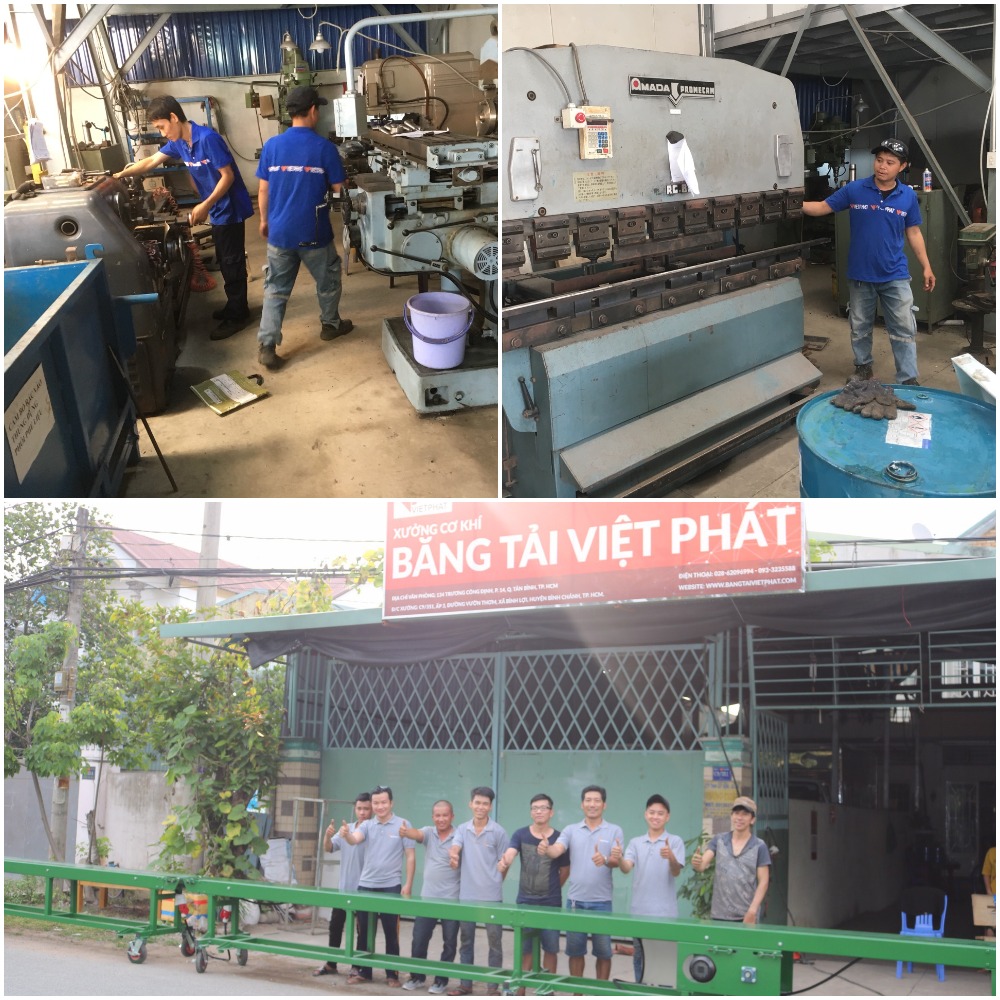Xưởng cơ khí Băng Tải Việt Phát