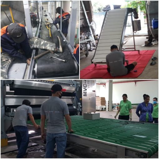 xưởng cơ khí băng tải
