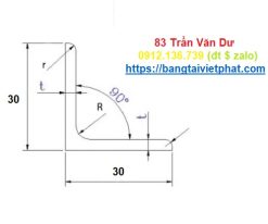 bản vẽ nhôm định hình V30