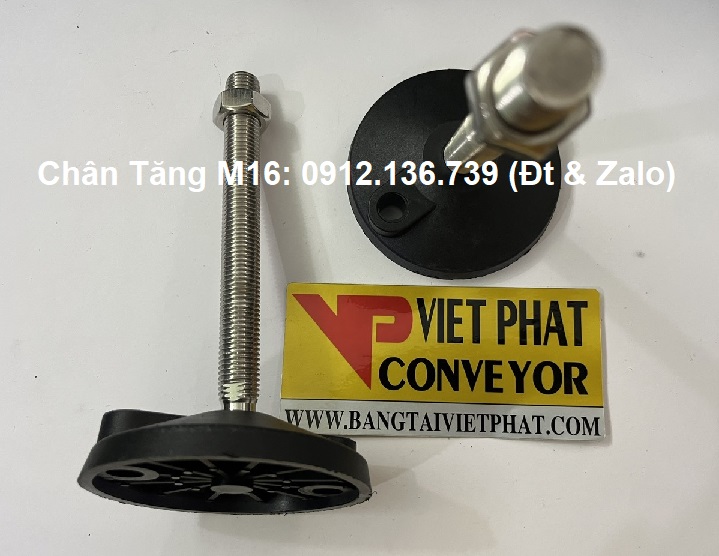chan-tang-chinh-do-cao-bang-tai-M16-TPHCM chân tăng chỉnh độ cao băng tải M16