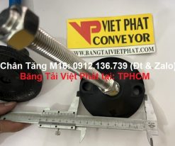 đường kính đế nhựa của chân tăng M16