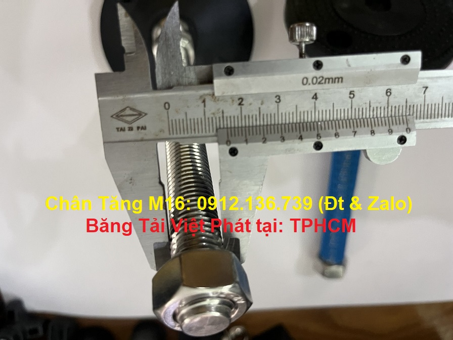 đo kích thước ren chân tăng M16